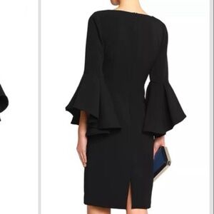 Elegant Black Flare Sleeve Dress
Badgley Mischka